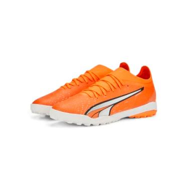 Imagem de PUMA Ultra Match TT, Ultra Laranja/PUMA Branco/Azul Glimmer, 42