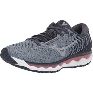 Imagem de Mizuno Tênis de corrida feminino Wave Sky Waveknit 3, Citadel-vapor azul, 11