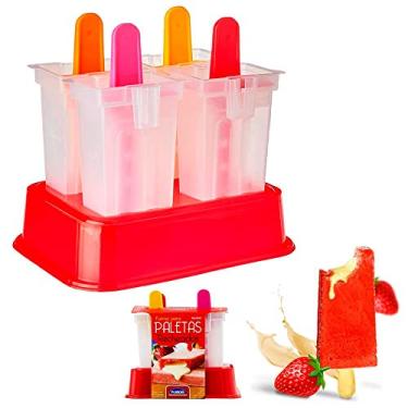 Imagem de Plasútil Kit 4 Formas de Plástico Paleta Mexicana Recheada