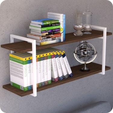 Imagem de Prateleira Estilo Industrial Para Sala Parede GND BM 60cm