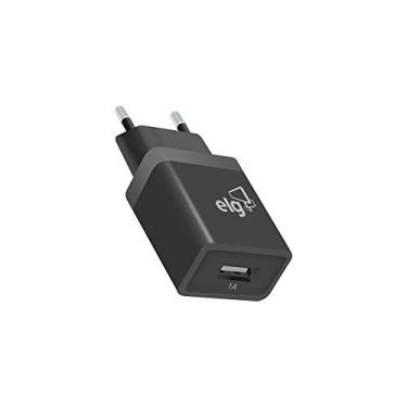 Imagem de Carregador de Parede Universal 1 Saída USB 1A Bivolt Preto - WC1APT ELG