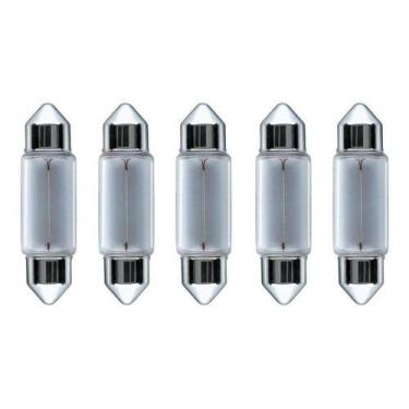 Imagem de Kit Com 10 Torpedo W5 12V 5W Asx 36MM 31MM 41MM