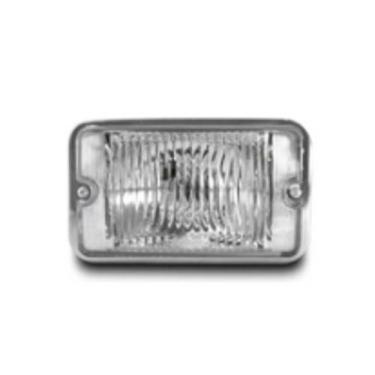 Imagem de Farol Vidro Milha Moto Mobilete Bikelete Capa Metal Cromado - Aquarius
