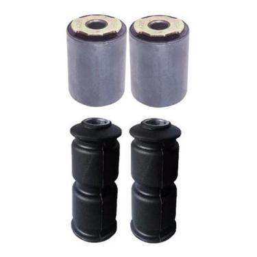 Imagem de Kit 4 Buchas Do Feixe De Molas Traseiro Fiat Doblo 2003-2008 - Grazzim