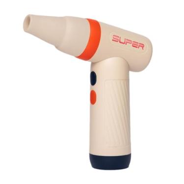 Imagem de Zialofi Secador de Cabelo de Viagem Secagem Rápida USB Recarregável Poderoso 3 Configurações de Engrenagens para Pintura de Arte Ao Ar Livre Hotel Salon Prese, laranja