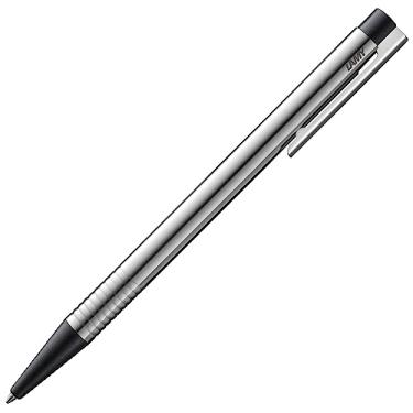Imagem de LAMY logo matt black - Caneta esferográfica com corpo de aço inoxidável - incluindo recarga M 16 azul