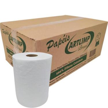 Imagem de Bobina de Papel Toalha Extra Luxo 200 M 6 Unidades Artlimp
