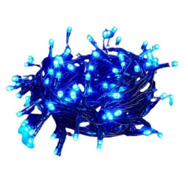 Imagem de Pisca Pisca 100 Leds 220v Azul 9 Metros - Fuxing