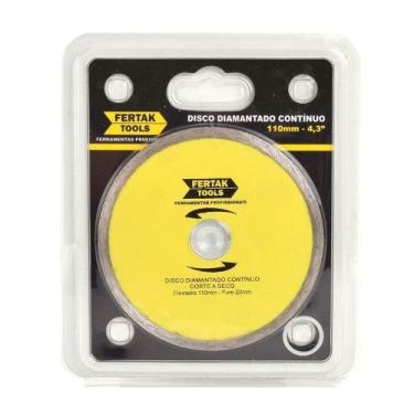 Imagem de Disco Diamantado Continuo Liso 20 x 110mm (5 Peças)- Fertak