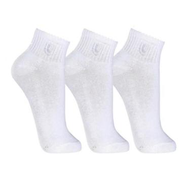 Imagem de Kit Com 3 Meia Lupo 3223-089, M - 37 Ao 40, Branco