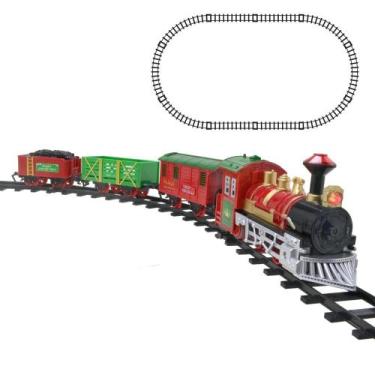 Imagem de TREM ELETRICO NATALINO COM 29pçs LUZ E MOVIMENTO - Espressione