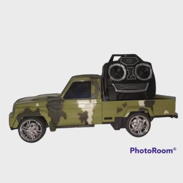 Imagem de Brinquedo Caminhonete Militar Exército Controle Remoto . - toys king