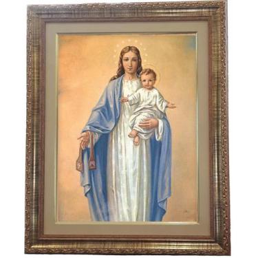 Imagem de Quadro N. Sra. De Garabandal, Mod. 01, Tam. 53x43cm. Angelus