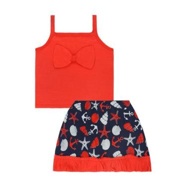Imagem de Conjunto Blusa de Alcinhas e Saia - Big Bless, 10