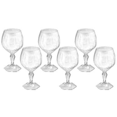 Imagem de Kit Com 6 Taças Para Drinks Gin 350ml Acrílico Transparente Tango UZ -