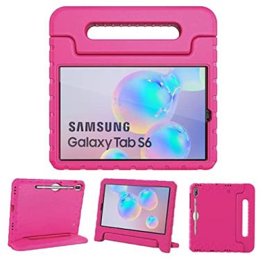Imagem de SIMPLEWAY Capa para Galaxy Tab S6 10,5 polegadas 2019 (modelo SM-T860/T865/T867), capa infantil para Samsung Galaxy Tab S6 com slot para caneta S, capa protetora leve à prova de choque