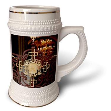 Imagem de 3dRose Romênia, Bucareste, Catedral Patriarcal - EU24 CMI0440-Cindy Miller Hopkins, 510 g, caneca de 650 ml, branca