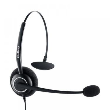Imagem de Fone Headset Intelbras Chs55 Ajustável Em Pvc, Preto