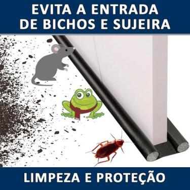 Imagem de Vedação de Porta Protetor Veda Porta 1 Metro Contra Insetos Poeira e S