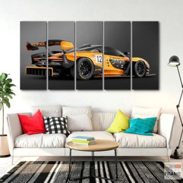 Imagem de Quadro Decorativo 5 peças McLaren  Senna 140x65 - Wall Frame