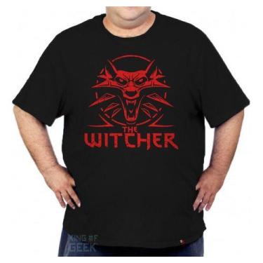 Imagem de Camiseta The Witcher Geralt Plus Size Geek Série Game Geek - king of G