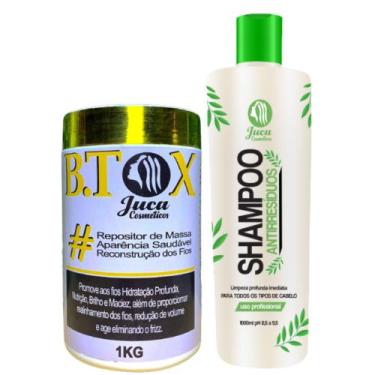 Imagem de B.tox Capilar Redutor Volume Juca 1kg + Shampoo Antiresiduo Juca 1L - 