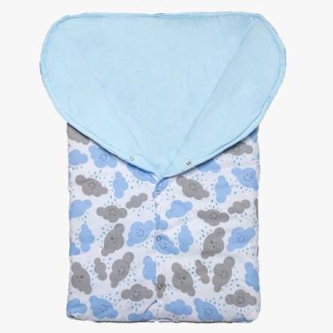 Imagem de Porta Bebê Saco de Dormir Baby Menino  - Mariana Enxovais , Nuvem