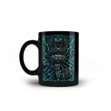 Imagem de Caneca de Porcelana Thor Mitologia Nórdica Deuses Era Viking - VilelaG