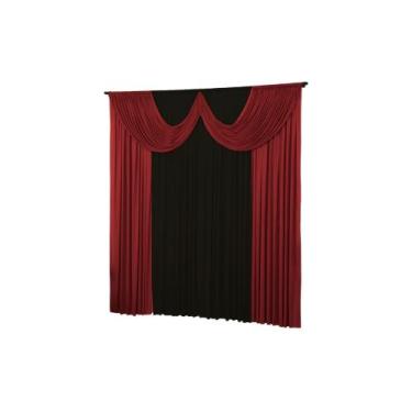 Imagem de Cortina Paris 4 Metros Quarto Sala Igreja Malha Gel  - Dennis Confecçõ