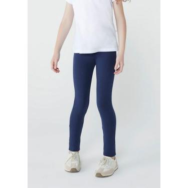 Imagem de Calça Legging Básica Infantil Menina Tradicional Tam 1 A 16 - Hering K