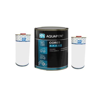 Imagem de Ppg Aquapon Tinta Epóxi Branco Diluente + Endurecedor 4,5L
