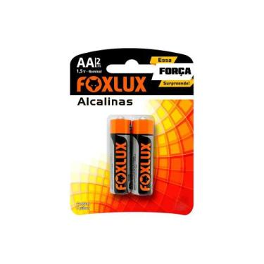 Imagem de Pilha Alcalina AA Foxlux Original Cartela Com 2 Unid.  - NENHUMA - Uni