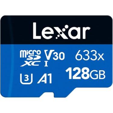 Imagem de MicroSDXC UHS-I Lexar Cartão de memória 633 x 128 GB com adaptador SD