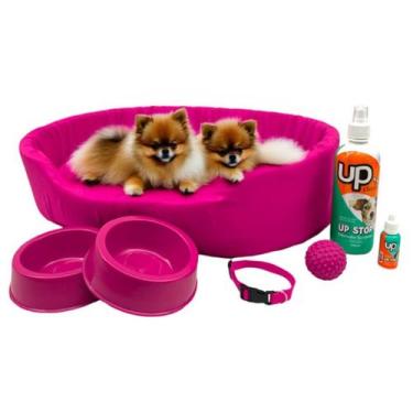 Imagem de Kit Pet Pequeno Cama Europa Educador Xixi Sim/Não Cães 500ml - Supri P