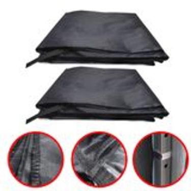 Imagem de 2 Paredes Fechamento Lateral Removível Para Tenda Gazebo 3x3 - BRN COM