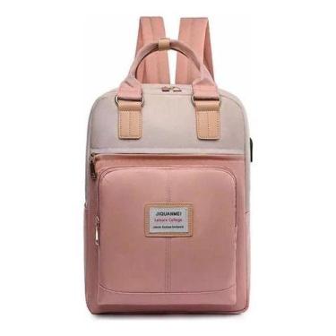 Imagem de Mochila Para Notebook Feminina 15,6 Polegadas Usb - OPEN, Único, Rosa