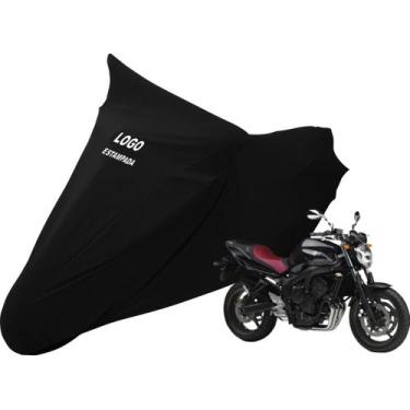 Imagem de Capa Para Cobrir Moto Yamaha FZ 6 600  FZ6 N Com Logo - Mz, Preta