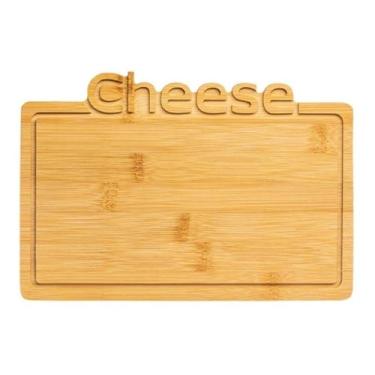 Imagem de Tábua De Corte Bambu Cheese Petiscos Cozinha Multiuso 25cm - HAUSKRAFT
