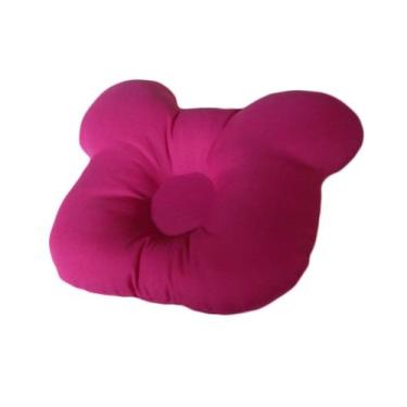 Imagem de Travesseiro Cabeça Chata Bebê Plagiocefalia Urso Anatômico Happy Line 