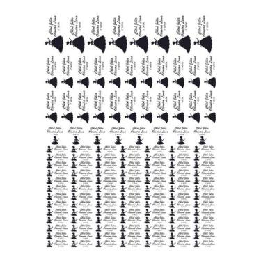 Imagem de 129 Etiquetas Escolares Personalizado Vinil Princesa - Tectoner, Princ