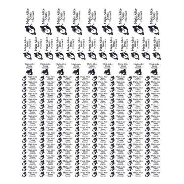 Imagem de 175 Etiquetas Escolares Personalizado Vinil Sereia - Tectoner, SEREIA 
