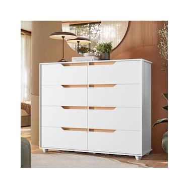 Imagem de Cômoda Palumoveis Doble com 8 Gavetas – 136cm de largura