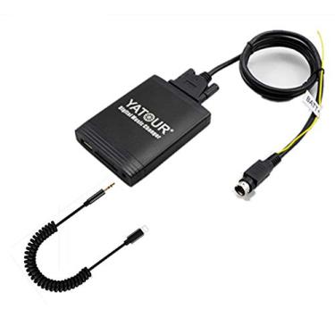 Imagem de Hongruibo Adaptador AUX, entrada digital para carro com cartão SD, MP3 3,5 mm AUX in, leitor de música para todos os modelos SC-XXX Series 1994-2006