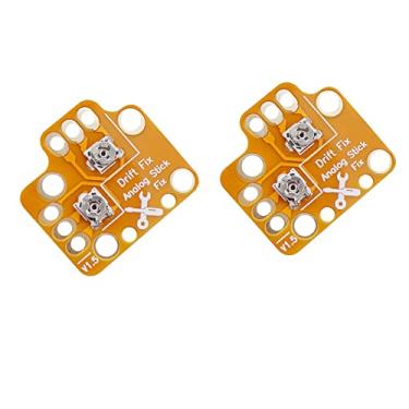 Imagem de 2 x manípulos analógicos Drift Fix Mod Handle Rocker placa de ajuste para controle de jogo Joystick Drift Repair Board para PS4 PS5 Xbox One Xbox Series X S Controller (laranja)