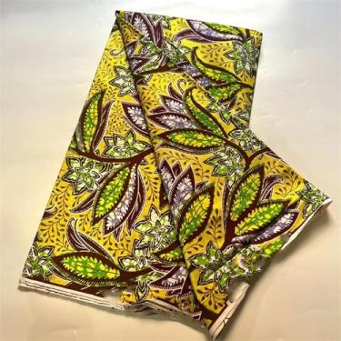 Imagem de Tecido cera dourada africana algodão material rapper Batik Ankara original de alta qualidade novo material pagne manutenção para costura (como imagem-28)