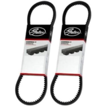 Imagem de KIT 2 CORREIA ALTERNADOR FUSCA BRASILIA KOMBI 1300 1500 1600