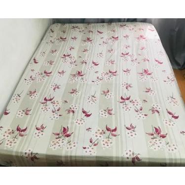 Imagem de Lençol com Elástico Estampado Avulso Camesa - Casal, Margaridinha