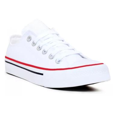 Imagem de Tenis Feminino Casual Star Cano Baixo Orks All Confortavel Leve Na Moda (Branco, BR, Adulto, Numérico, 34)