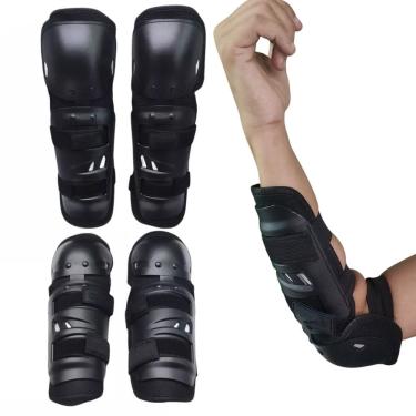 Imagem de Joelheira Caneleira Cotoveleira Articulada Moto Motociclista Motoqueiro Motocross