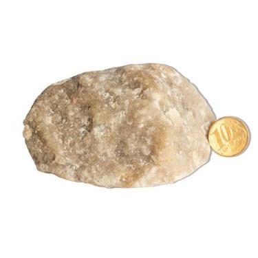 Imagem de 01 Gesso Pedra Bruto Natural 200 a 250g 6 a 10cm Tipo B - CristaisdeCu